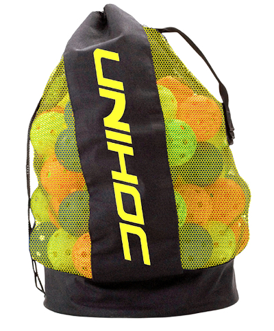 Сетка для мячей Unihoc black/neon orange