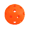 (арт. 50971) Мяч для флорбола Unihoc DYNAMIC Официальный мяч чемпионатов мира, ярко-оранжевый