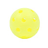 Мяч для флорбола Кратер, светло-жёлтый