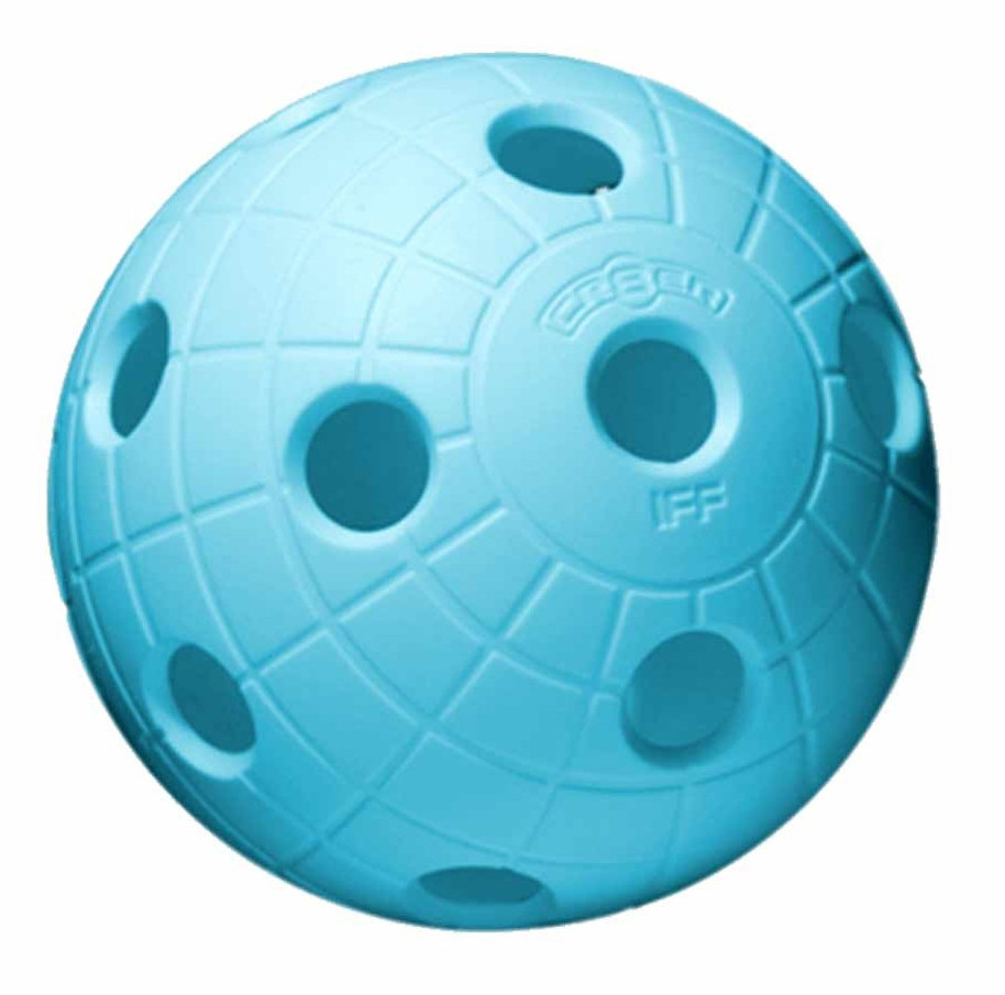 Мяч для флорбола Кратер синий