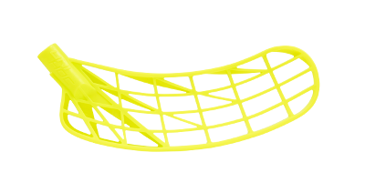 (арт. 21853) Крюк для флорбольной клюшки UNIHOC UNILITE REGULAR PE medium, неоновый жёлтый