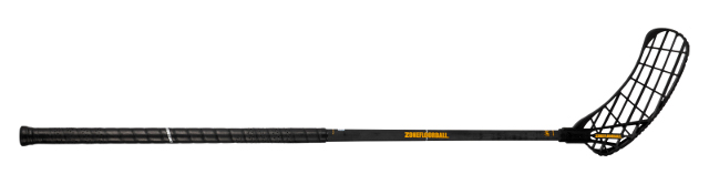 (арт. 43243) Клюшка для флорбола ZoneFloorball HARDER AIR SL SKELETON 29mm raw black 96cm