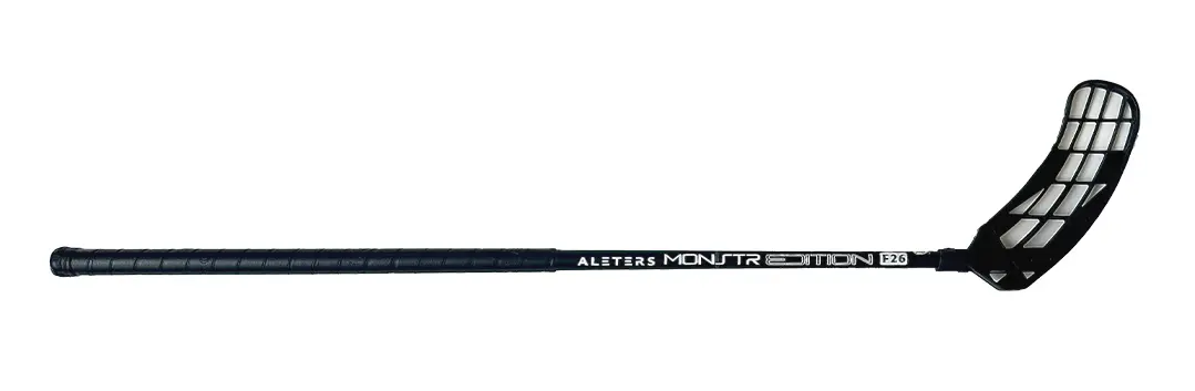(арт. 71521) Флорбольная клюшка АЛЕТЕРС Оригинал MONSTR EDITION 26 black 92см, Левая (арт. 71521) Флорбольная клюшка АЛЕТЕРС Оригинал MONSTR EDITION 26 black 92см, Левая