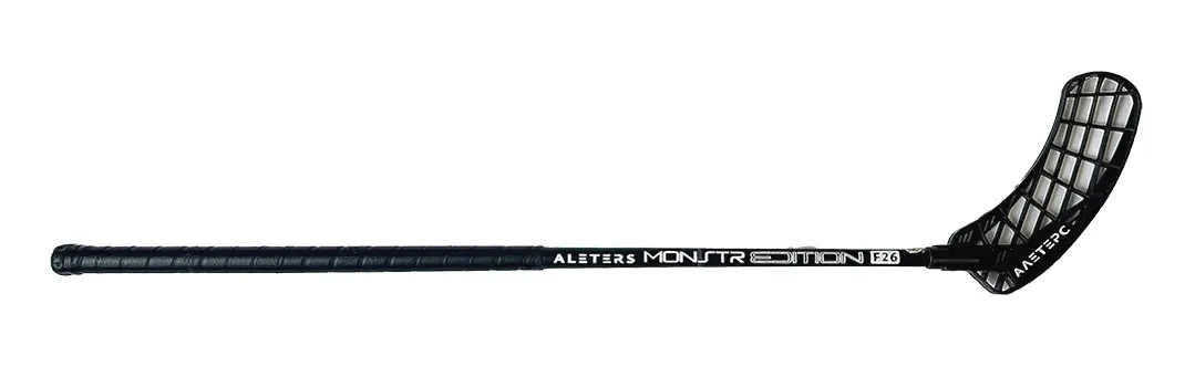 (арт. 71523) Флорбольная клюшка АЛЕТЕРС Эпик MONSTR EDITION 26 black 92см, Левая (арт. 71513) Флорбольная клюшка АЛЕТЕРС Эпик MONSTR EDITION 26 black 92см, Левая