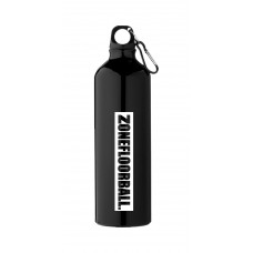 (арт. 34340) Бутылка для воды ZONEFLOORBALL. BADBOY 0,75 л. (стальная), чёрная