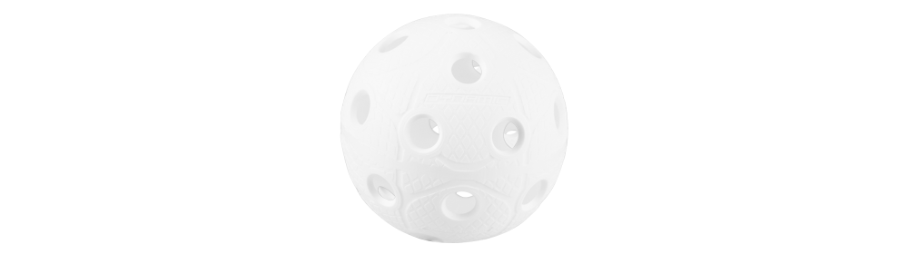 (арт. 50970) Мяч для флорбола Unihoc DYNAMIC WFC, белый