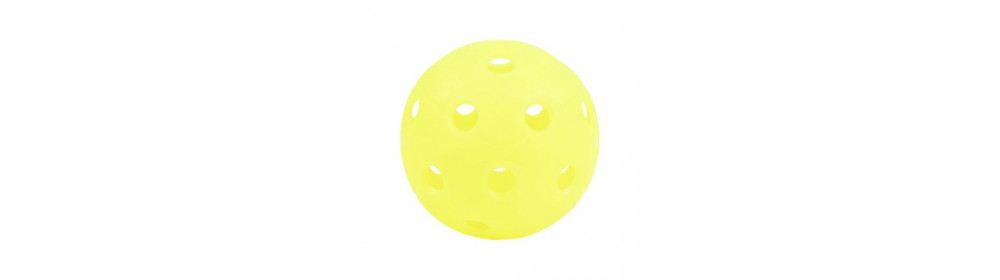 (арт. 50977) Мяч для флорбола Unihoc DYNAMIC, светло-жёлтый