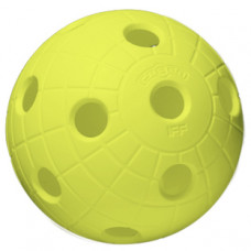 (арт. 51062) Мяч флорбольный CR8ER «Кратер»,  неоновый жёлтый
