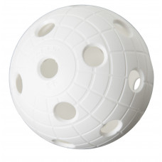 (арт. 51066) Мяч флорбольный «Кратер»  белый