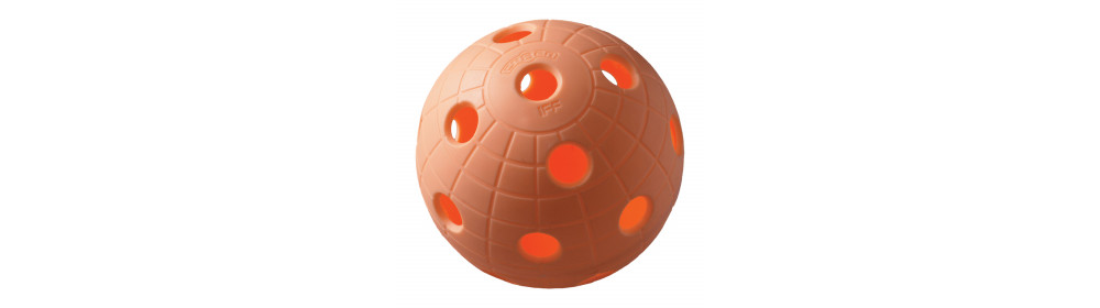 (арт. 51067) Мяч флорбольный CR8ER WFC «Кратер»  оранжевый