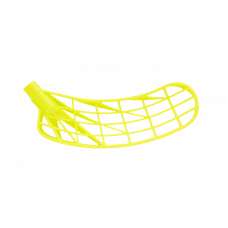 (арт. 21853) Крюк для флорбольной клюшки UNIHOC UNILITE REGULAR PE medium, неоновый жёлтый