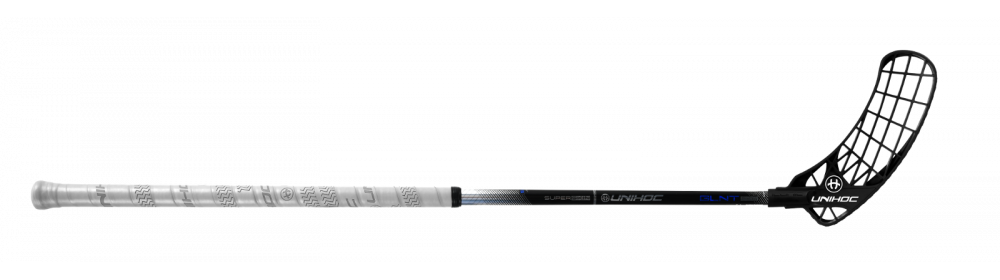 (арт. 23355) Клюшка для флорбола Unihoc ICONIC GLNT SUPERSKIN REGULAR 26mm black 96cm, Левая