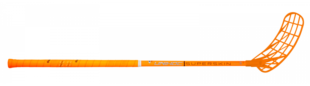 (арт. 2399311) Клюшка для флорбола Unihoc EPIC SUPERSKIN MID 29mm neon orange 92cm, Левая