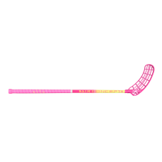 (арт. 400422) Клюшка для флорбола Zone Supreme AIR Curve 1,5° 31mm pink/neon yellow/pink 80cm, Правая