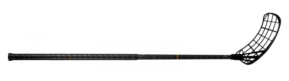 (арт. 43253) Клюшка для флорбола Zonefloorball MAKER AIR BALANCE SKELETON 27mm raw black 100cm  Левая
